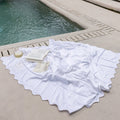 Organic Bamboo Scallop Bed Sheet Set