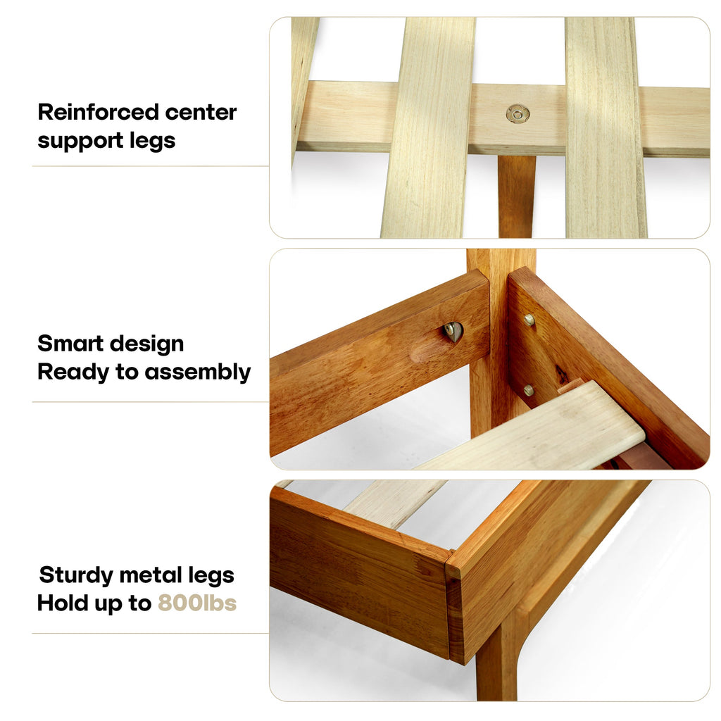 The Emma Solid Wood Bed Frame