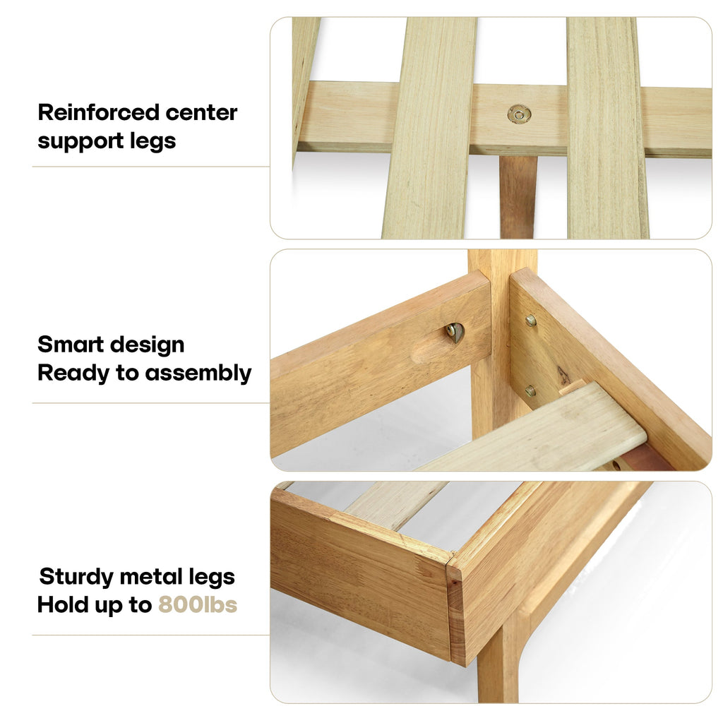 The Emma Solid Wood Bed Frame