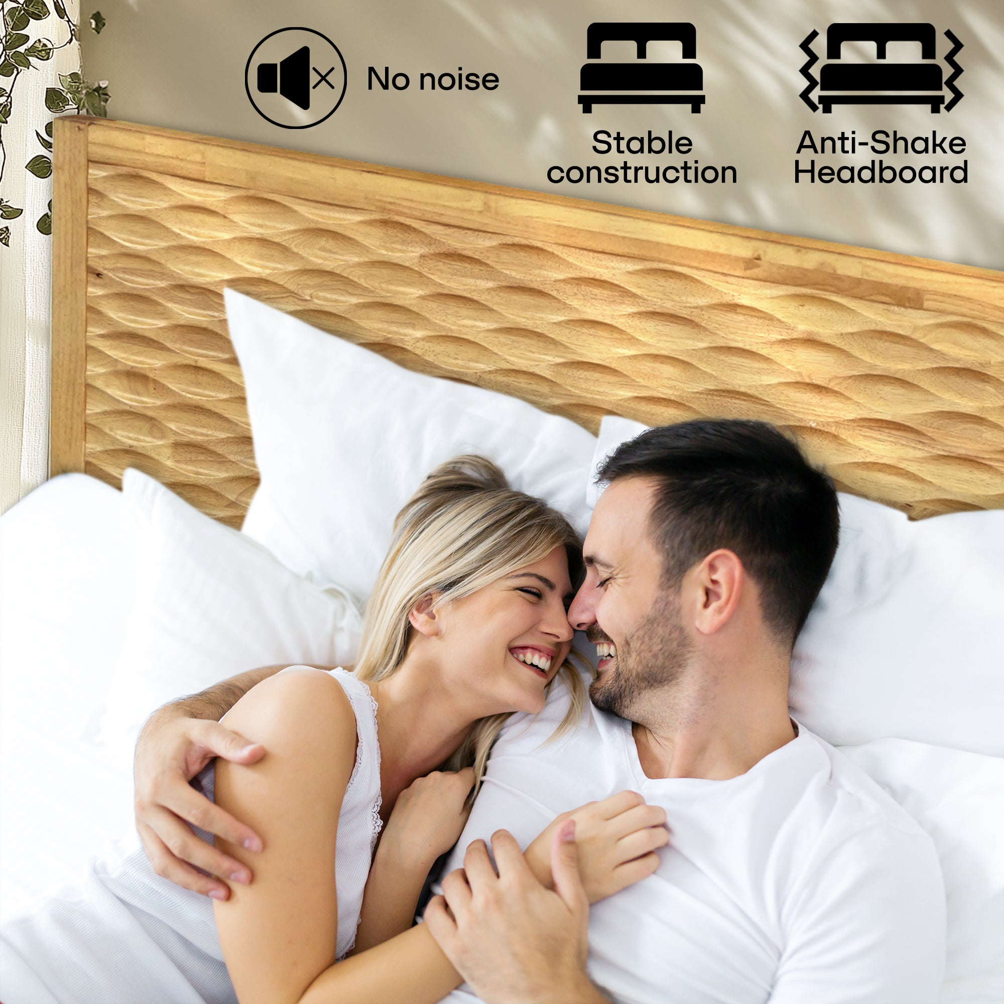 The Emma Solid Wood Bed Frame