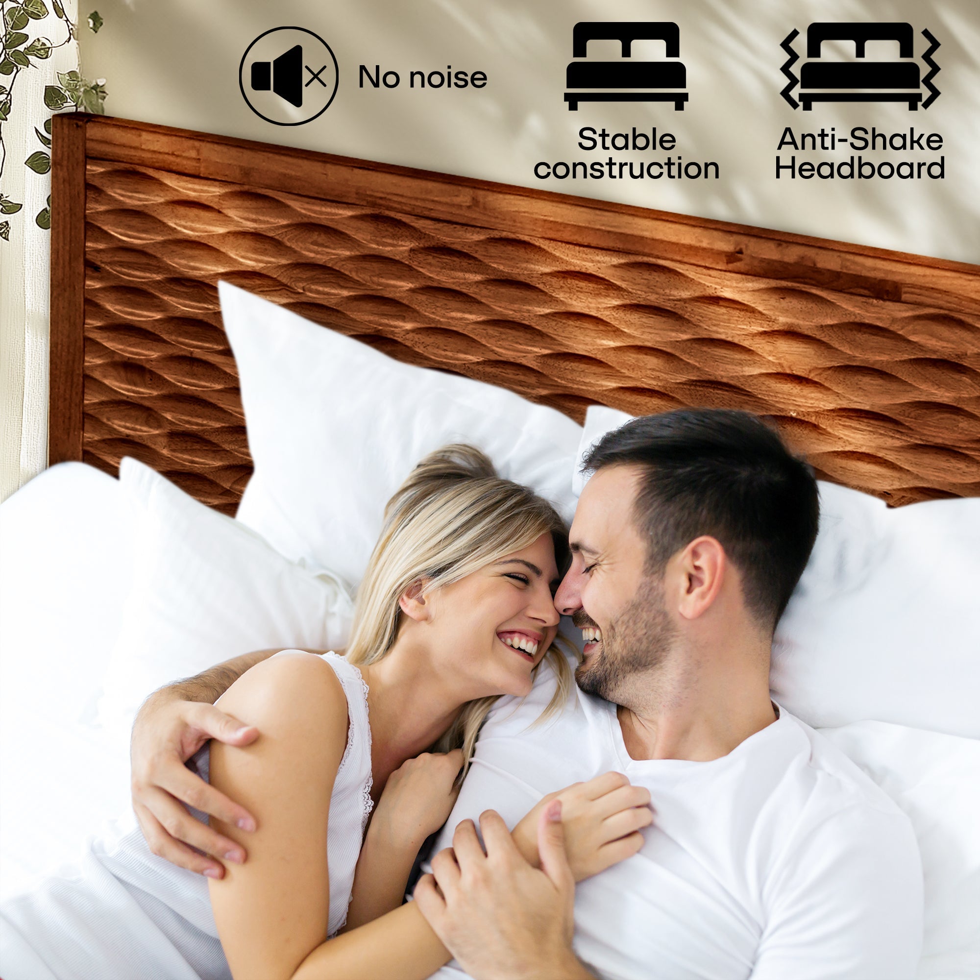 The Emma Solid Wood Bed Frame
