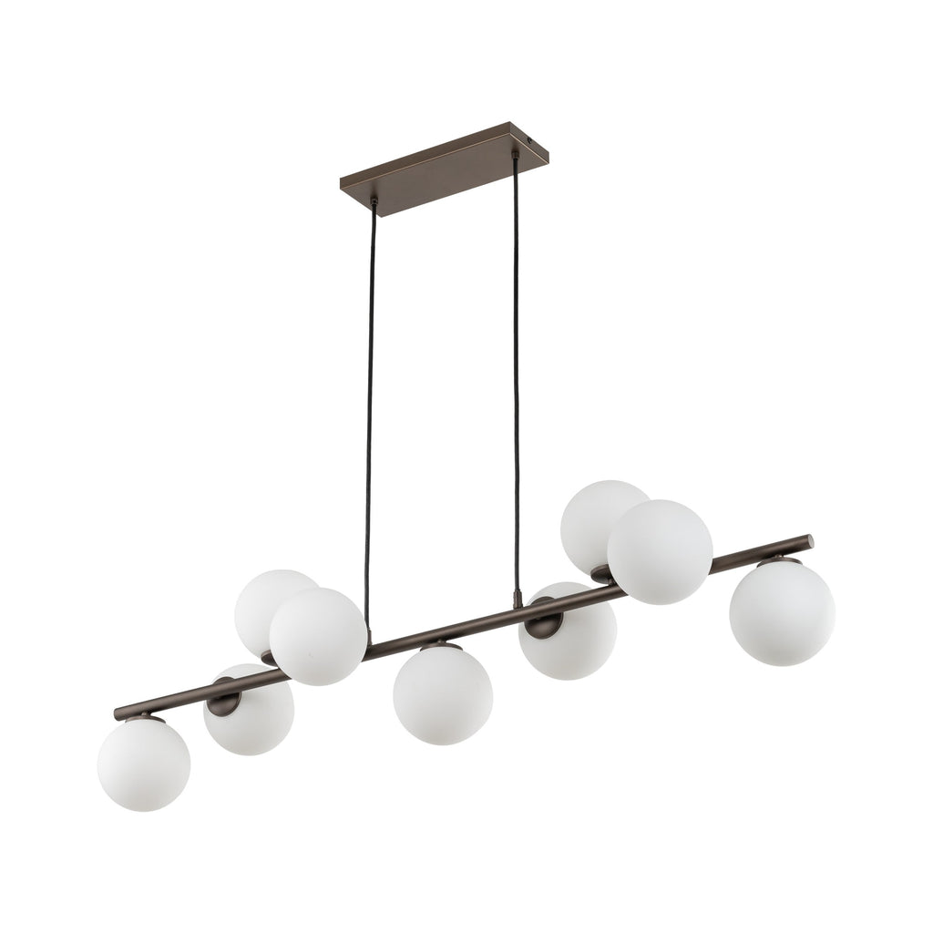 ESTERA 9-Light Scandinavian Glass Pendant Light for Dining Table & Modern Interiors