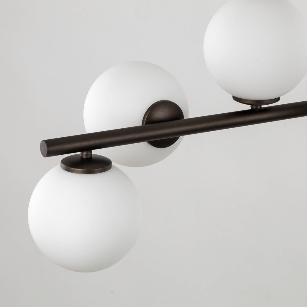 ESTERA 9-Light Scandinavian Glass Pendant Light for Dining Table & Modern Interiors