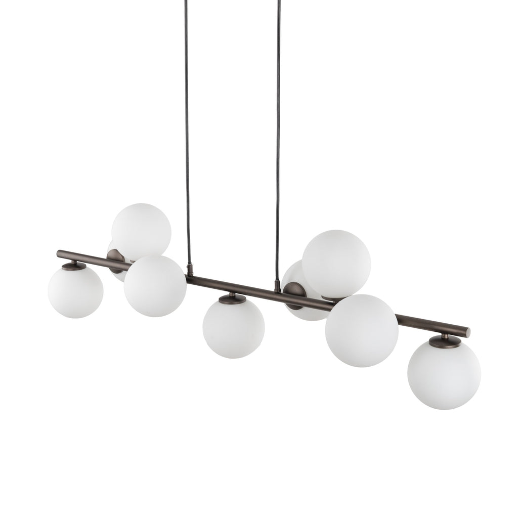 ESTERA 9-Light Scandinavian Glass Pendant Light for Dining Table & Modern Interiors