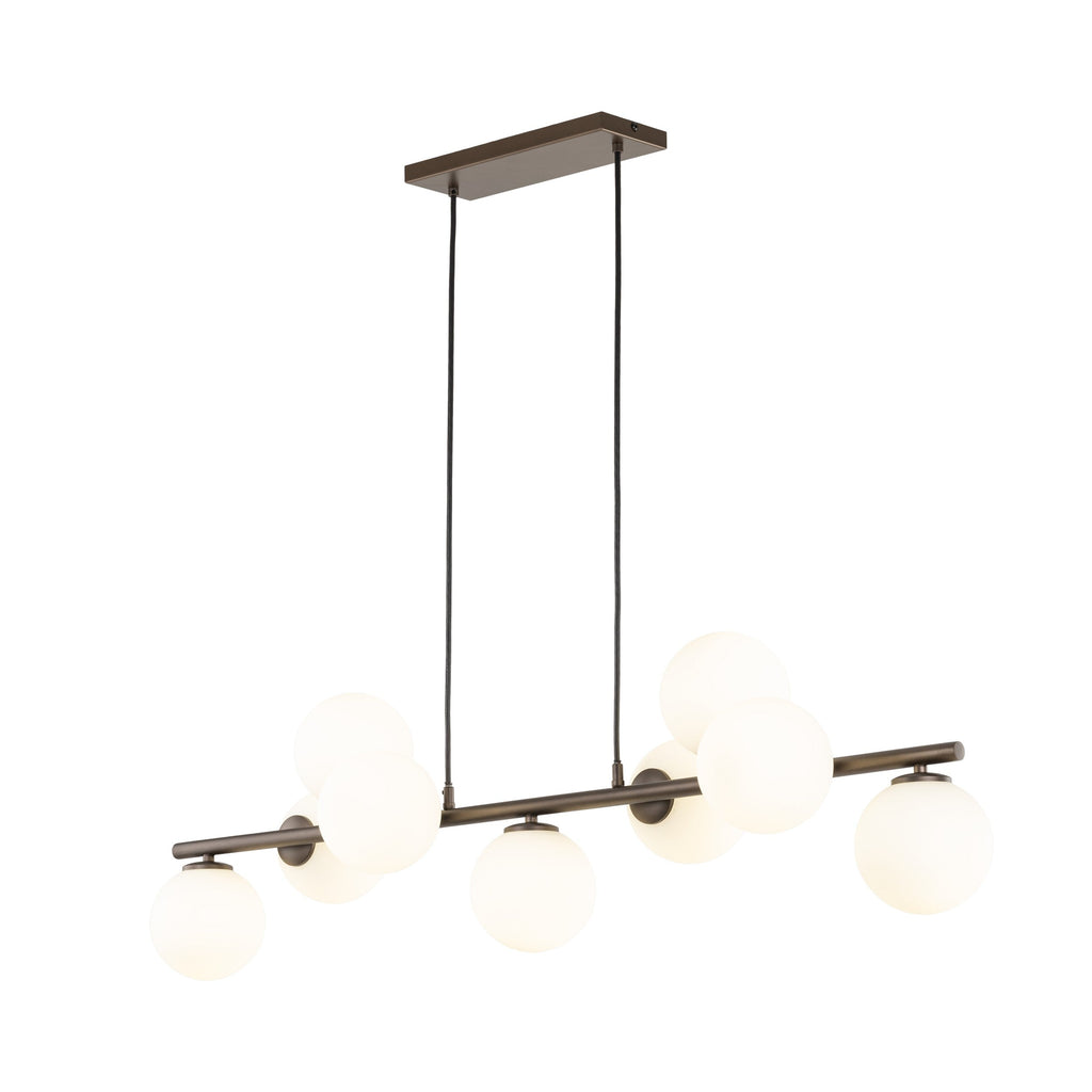 ESTERA 9-Light Scandinavian Glass Pendant Light for Dining Table & Modern Interiors