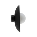 SLATE Opal Glass Wall Sconce & Flush Mount for Bedroom, Hallway & Kitchen