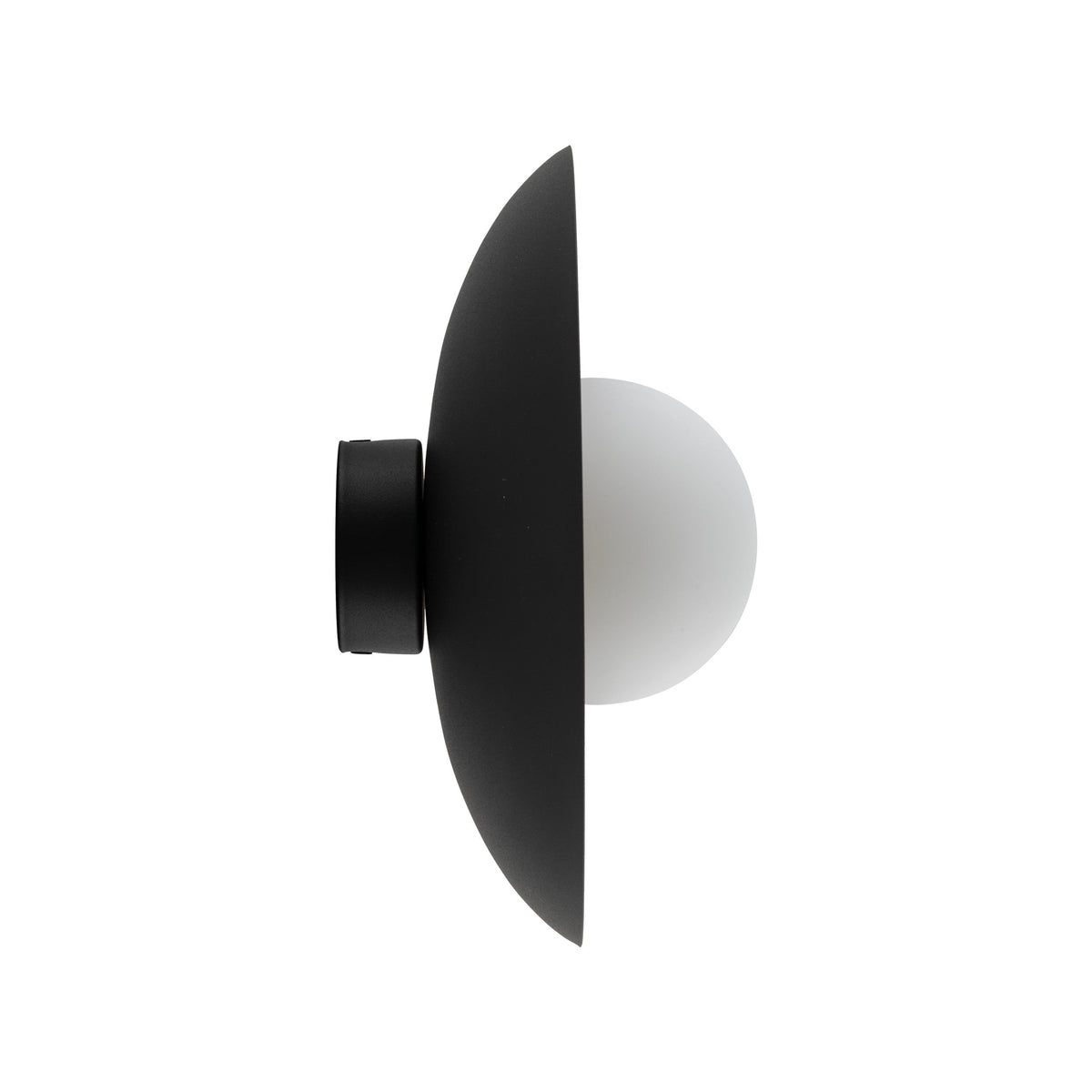 SLATE Opal Glass Wall Sconce & Flush Mount for Bedroom, Hallway & Kitchen