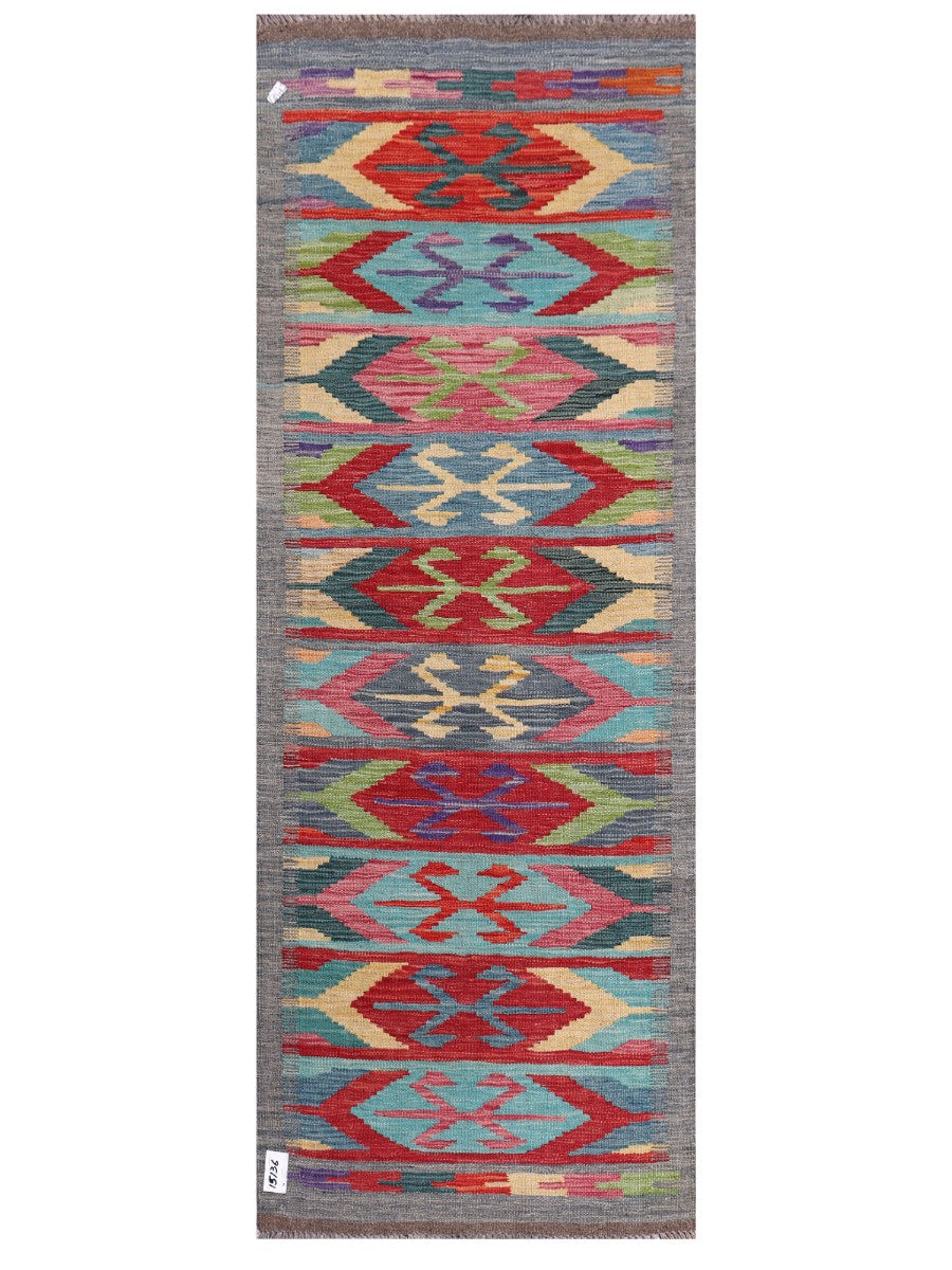Maimana Kilim - 201 x 74 cm