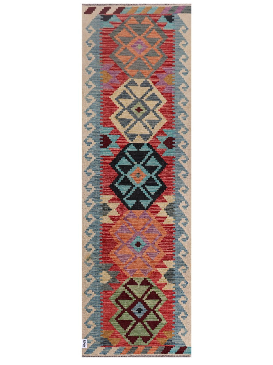 Maimana Kilim - 249 x 79 cm