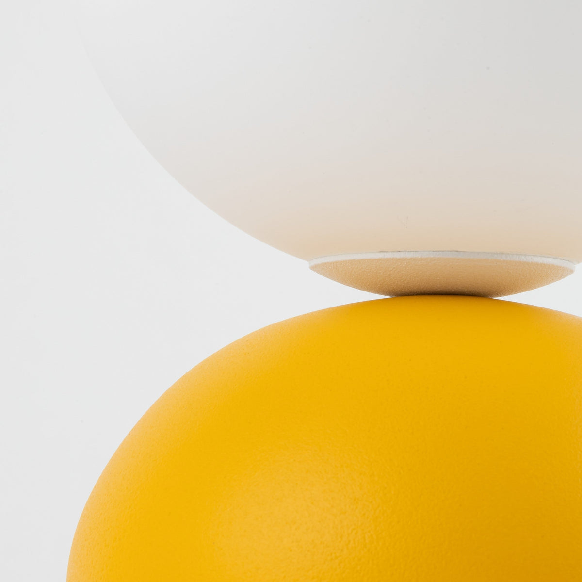 MIKI Modern Glass Globe Table Lamp for Bedroom, Living Room & Nightstand