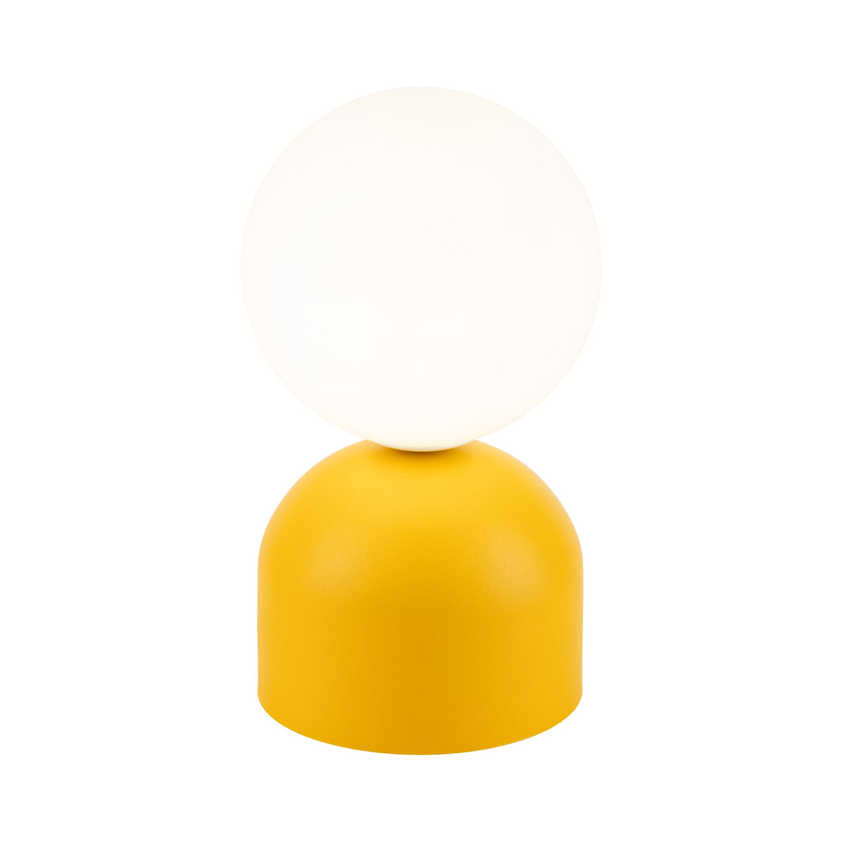 MIKI Modern Glass Globe Table Lamp for Bedroom, Living Room & Nightstand