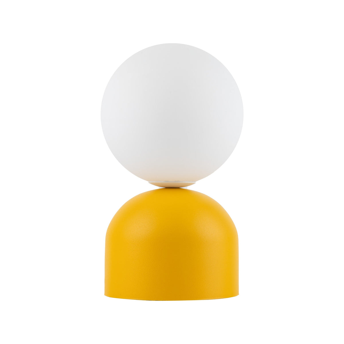 MIKI Modern Glass Globe Table Lamp for Bedroom, Living Room & Nightstand
