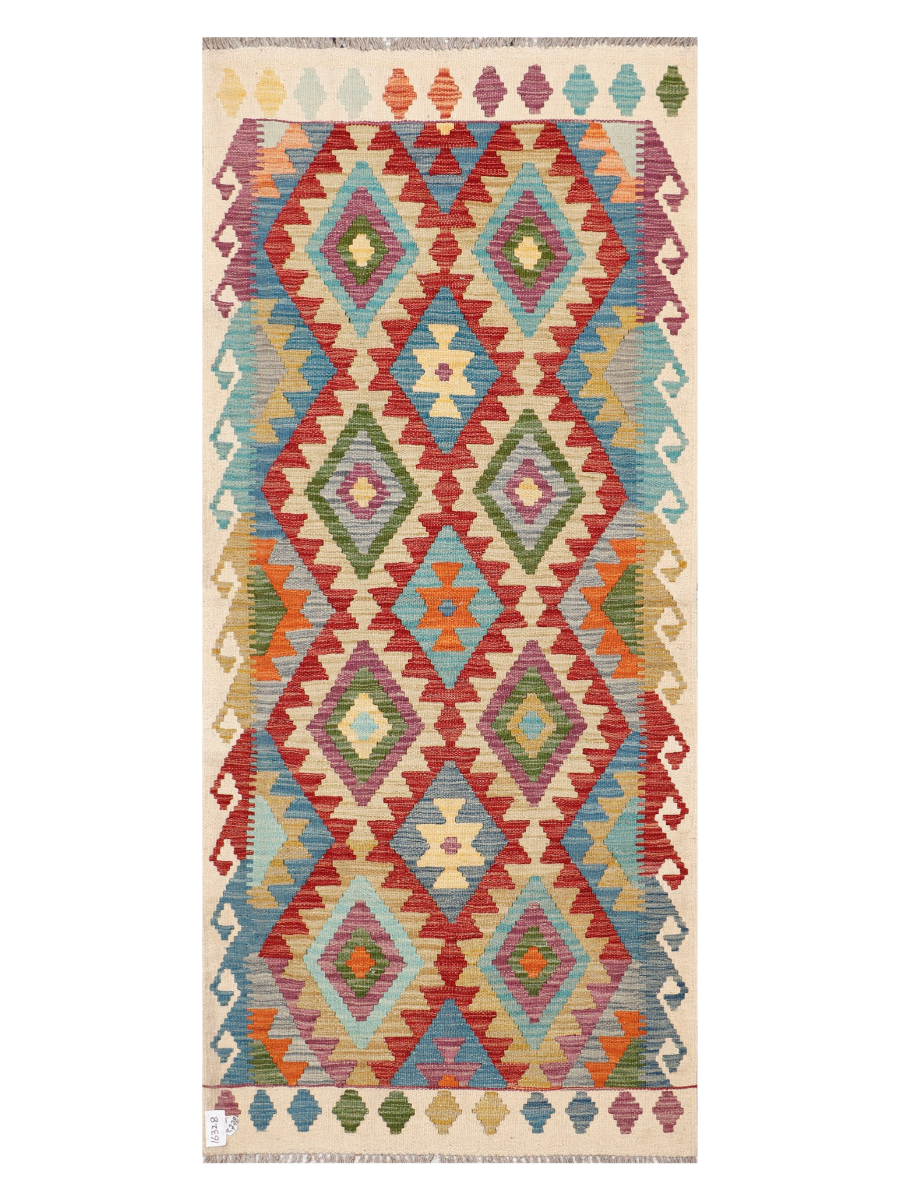 Maimana Kilim Runner - 200 x 88 cm