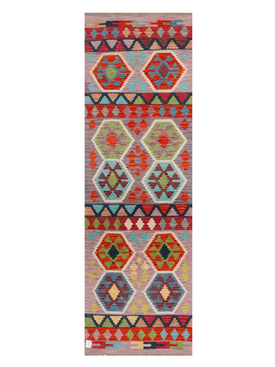 Maimana Kilim Runner - 242 x 76 cm