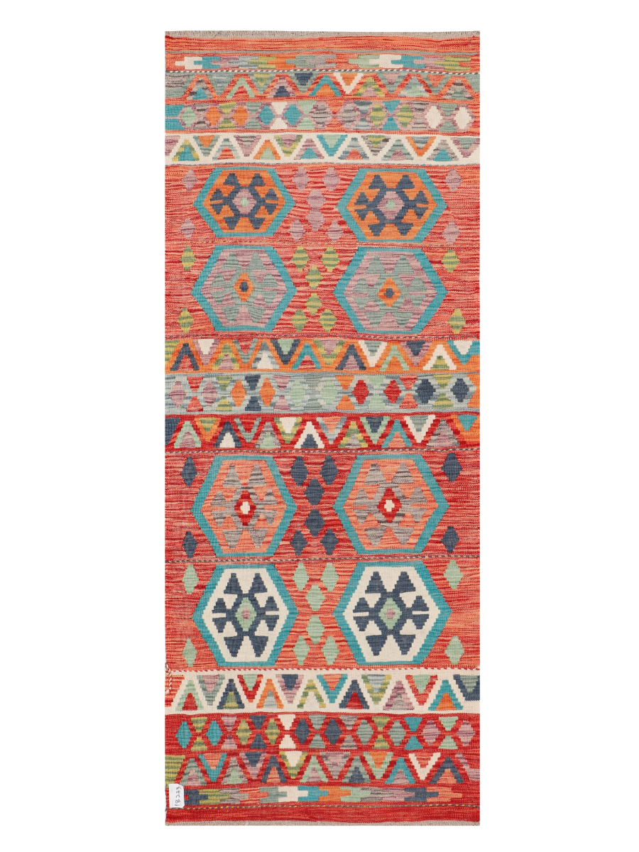 Maimana Kilim Runner - 207 x 82 cm