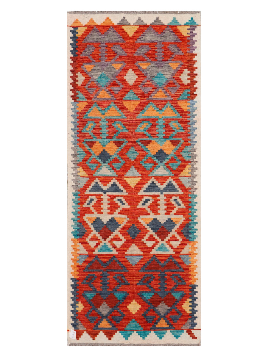 Maimana Kilim Runner - 206 x 82 cm