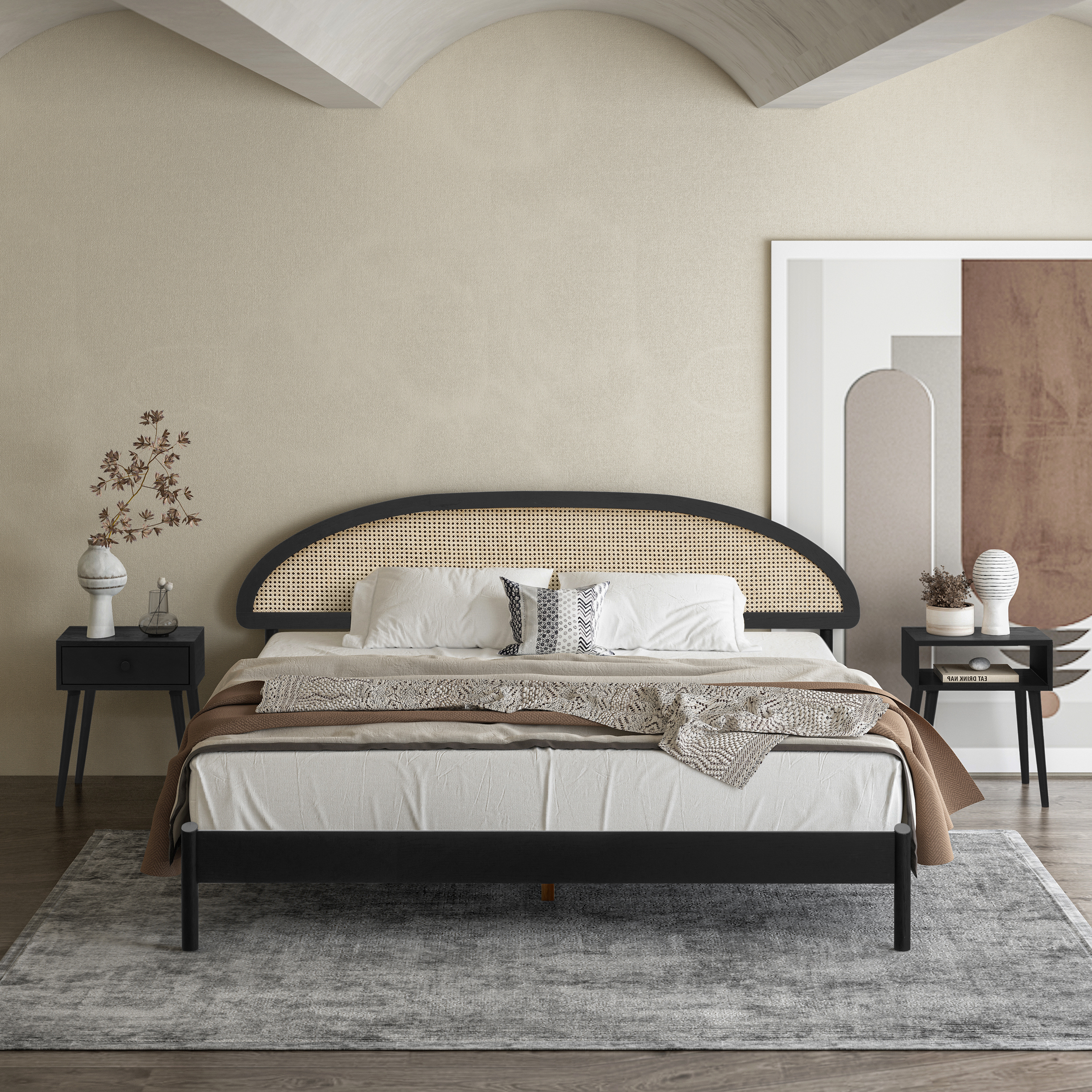 The Gideon Wooden Bed Frame