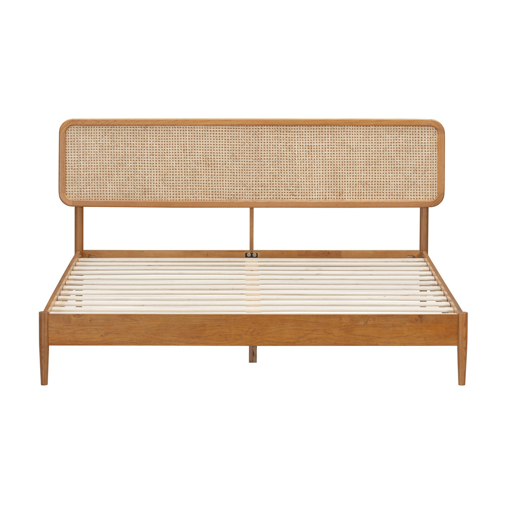 The Lucerne Natural Rattan Bed Frame