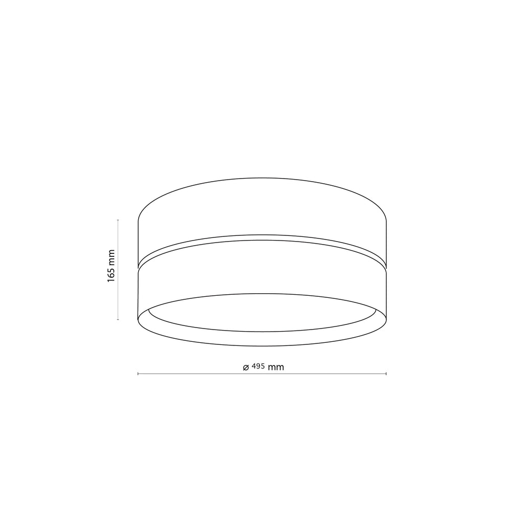 NICOL Scandinavian Flush Mount Ceiling Light for Hallway, Bedroom & Kitchen
