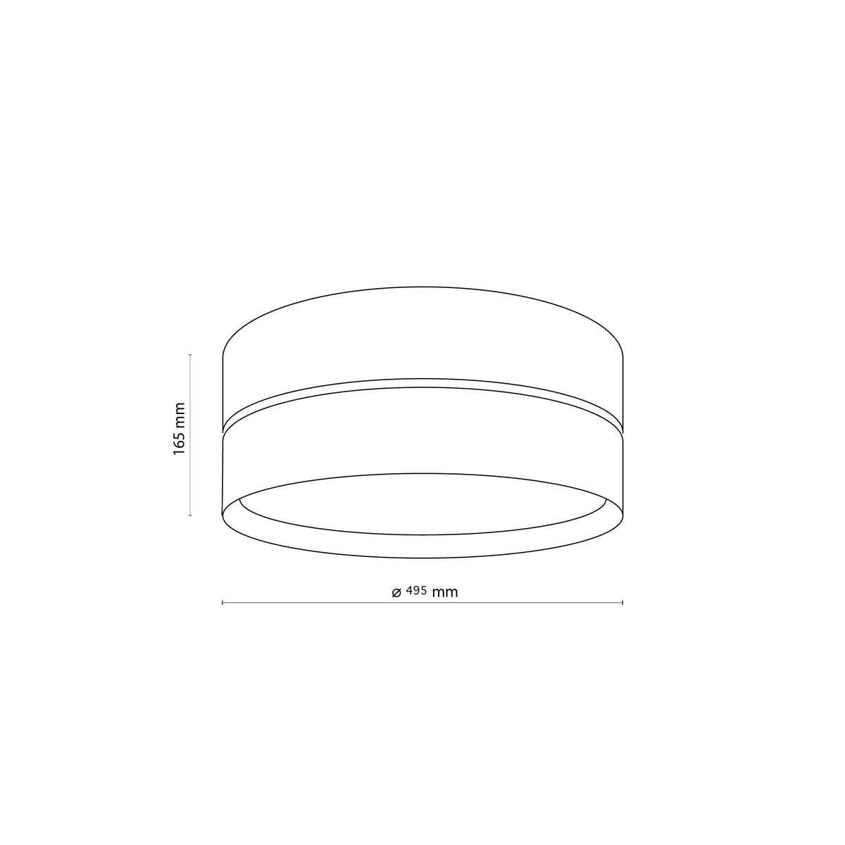 NICOL Scandinavian Flush Mount Ceiling Light for Hallway, Bedroom & Kitchen