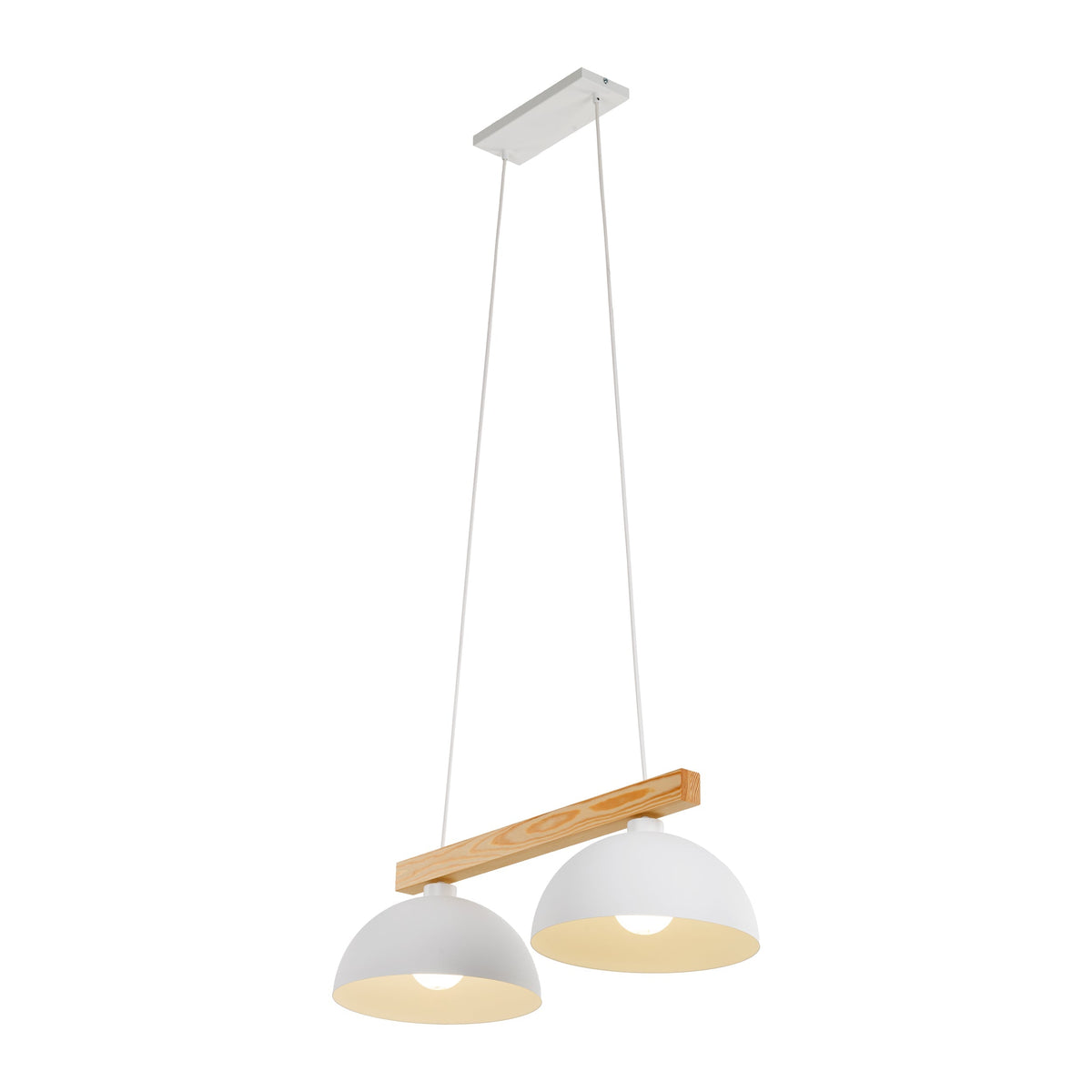 OSLO 2-Light Scandinavian Pendant Light for Kitchen Island, Dining Table & Modern Interiors