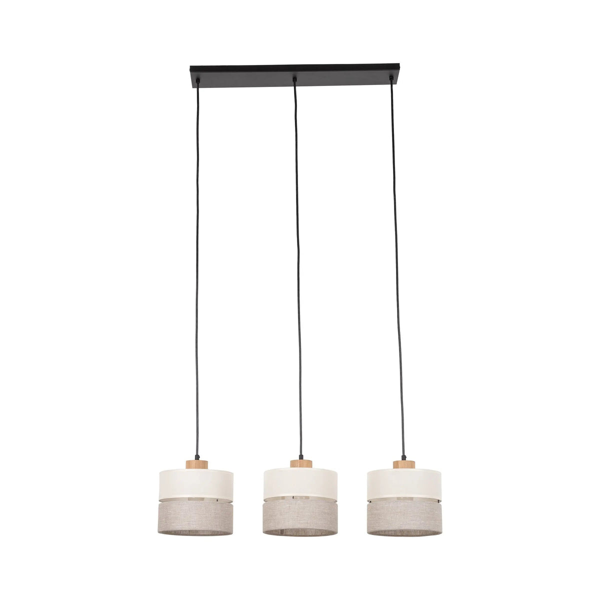 Eco Scandinavian 3-Light Pendant for Kitchen Island & Dining Table