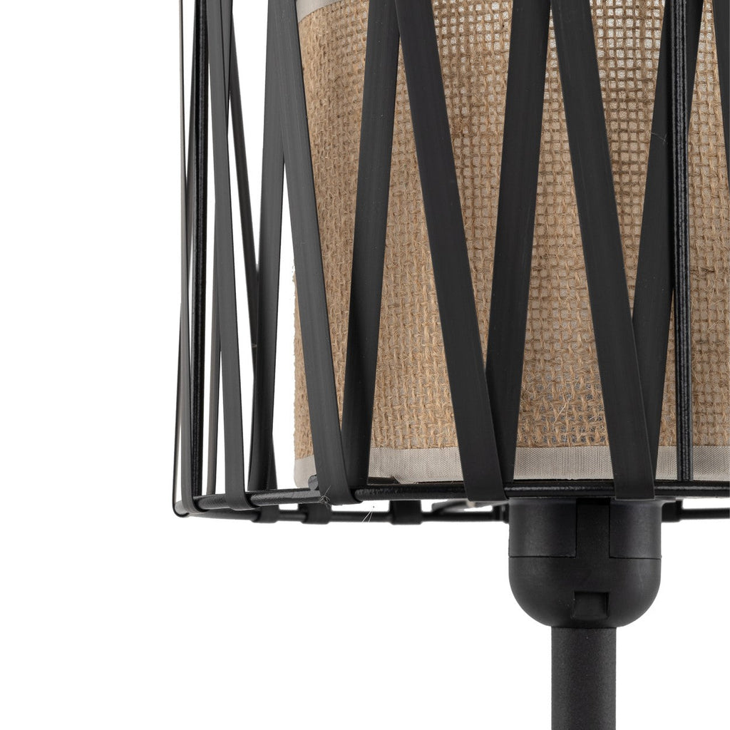 HARMONY NATURE Woven Jute Table Lamp for Bedroom & Nightstand (Clearance)