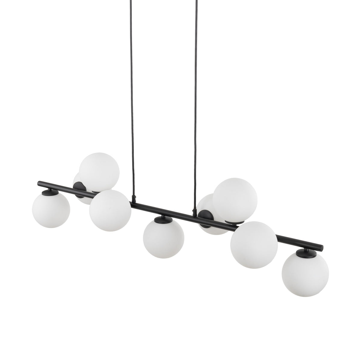ESTERA 9-Light Scandinavian Glass Pendant Light for Dining Table & Modern Interiors