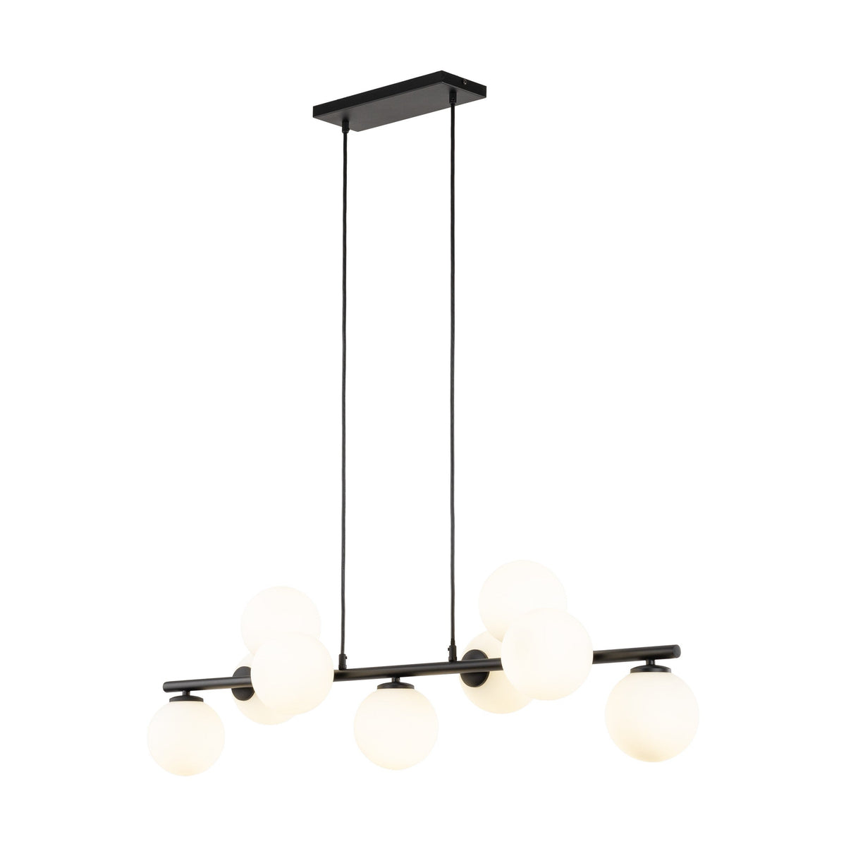 ESTERA 9-Light Scandinavian Glass Pendant Light for Dining Table & Modern Interiors