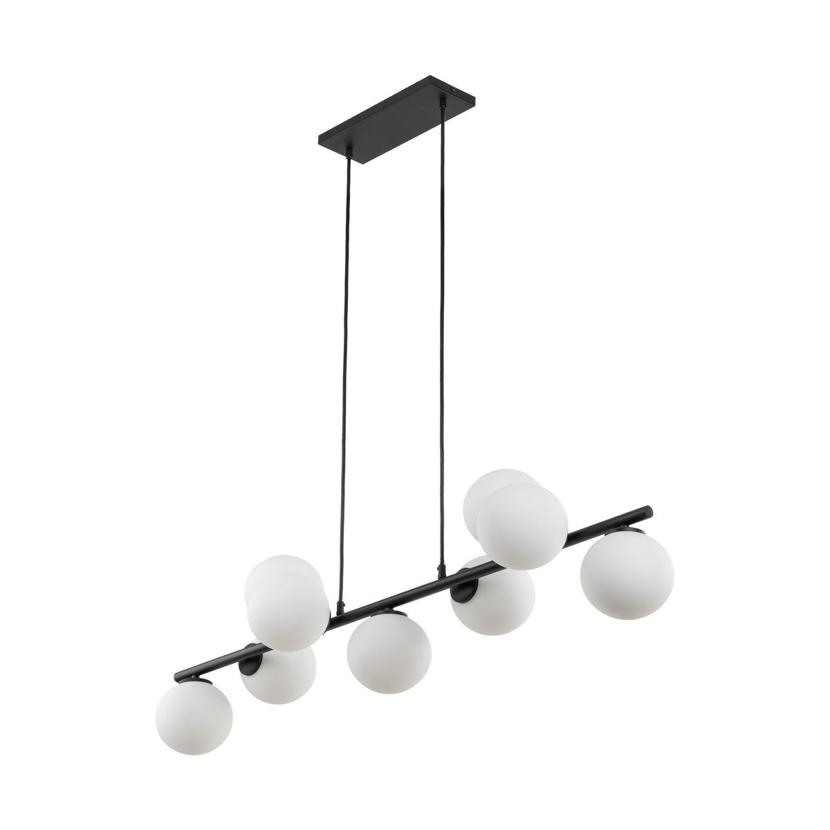ESTERA 9-Light Scandinavian Glass Pendant Light for Dining Table & Modern Interiors
