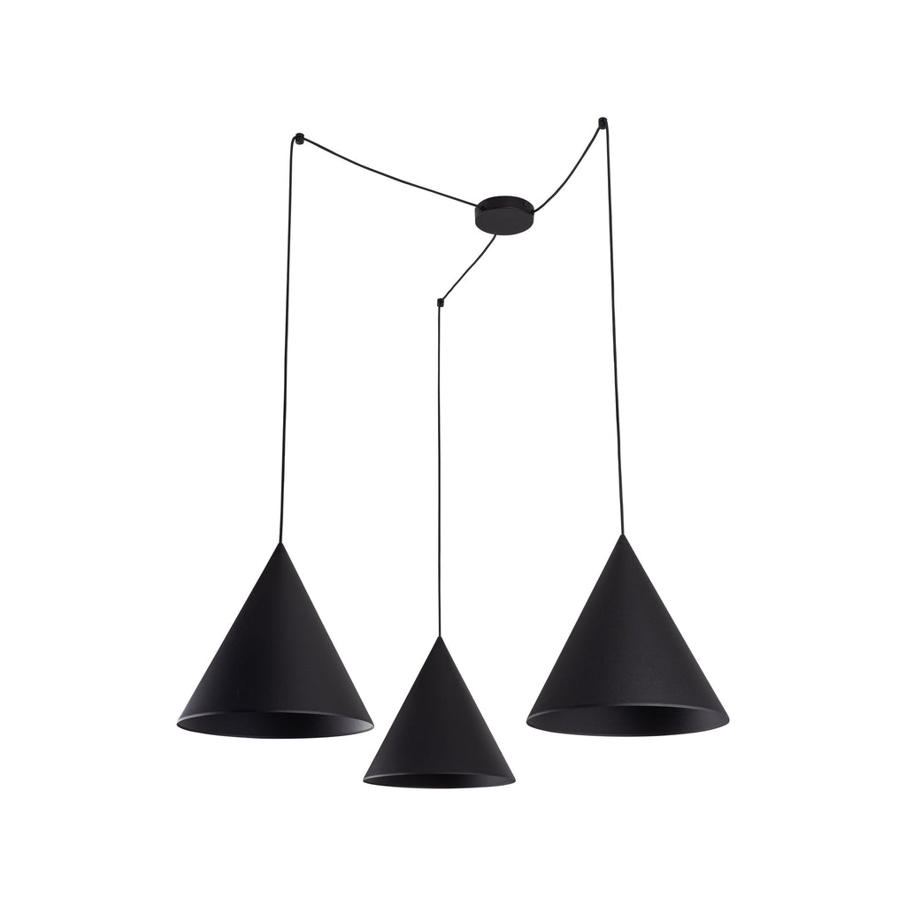 CONO 3-Light Modern Pendant Light for Kitchen Island, Dining Table & Contemporary Interiors