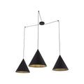 CONO 3-Light Modern Pendant Light for Kitchen Island, Dining Table & Contemporary Interiors