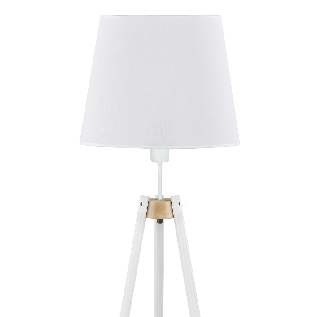 VAIO White Tray Table Floor Lamp for Living Room & Bedroom