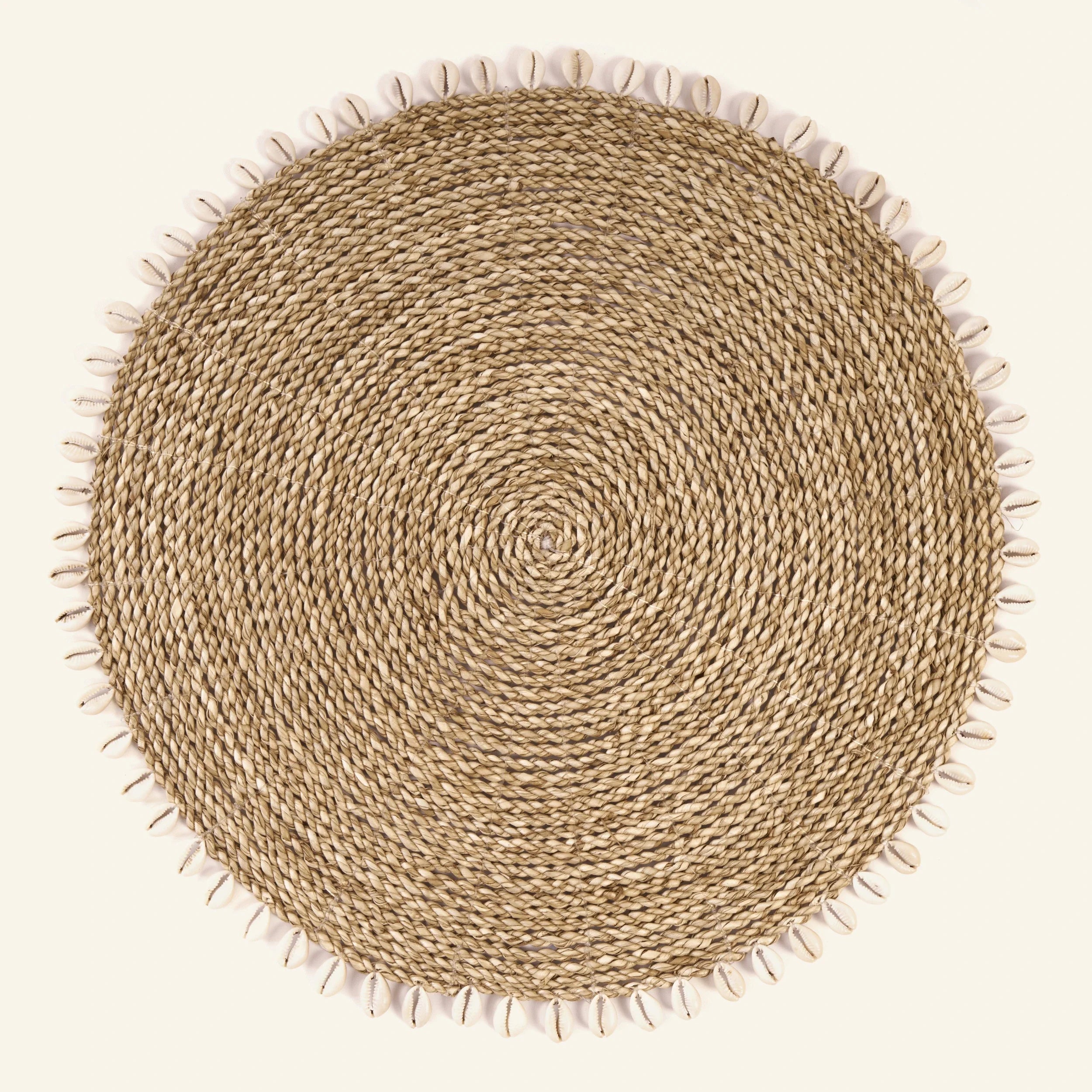 Seagrass Shell placemat - Natural