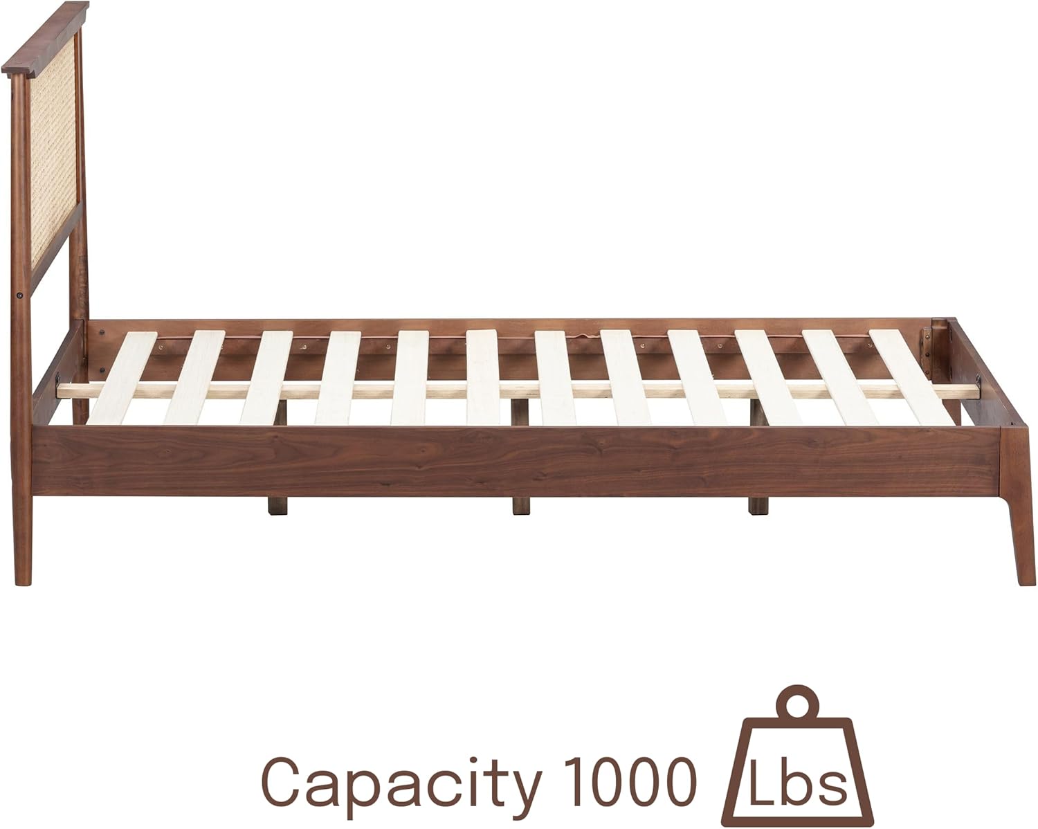 The Riven Natural Rattan Bed Frame