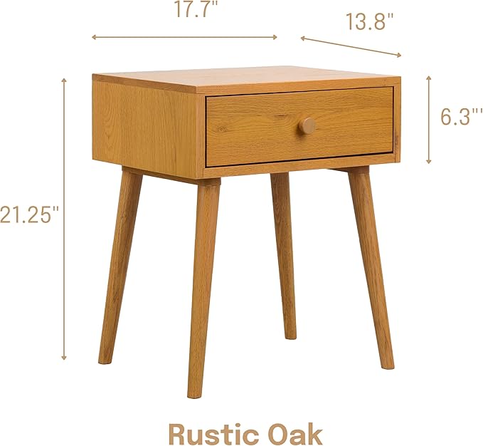 The Lennox Nightstand With Drawer