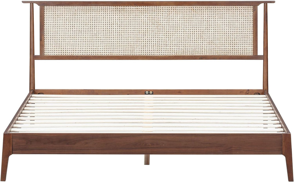 The Riven Natural Rattan Bed Frame