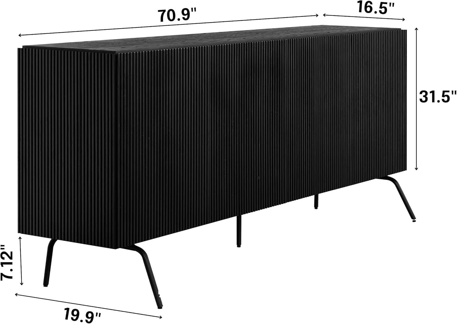 The Vantage Sideboard 4 Doors
