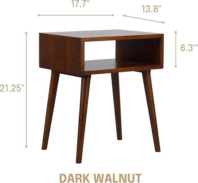 The Zara Open Nightstand