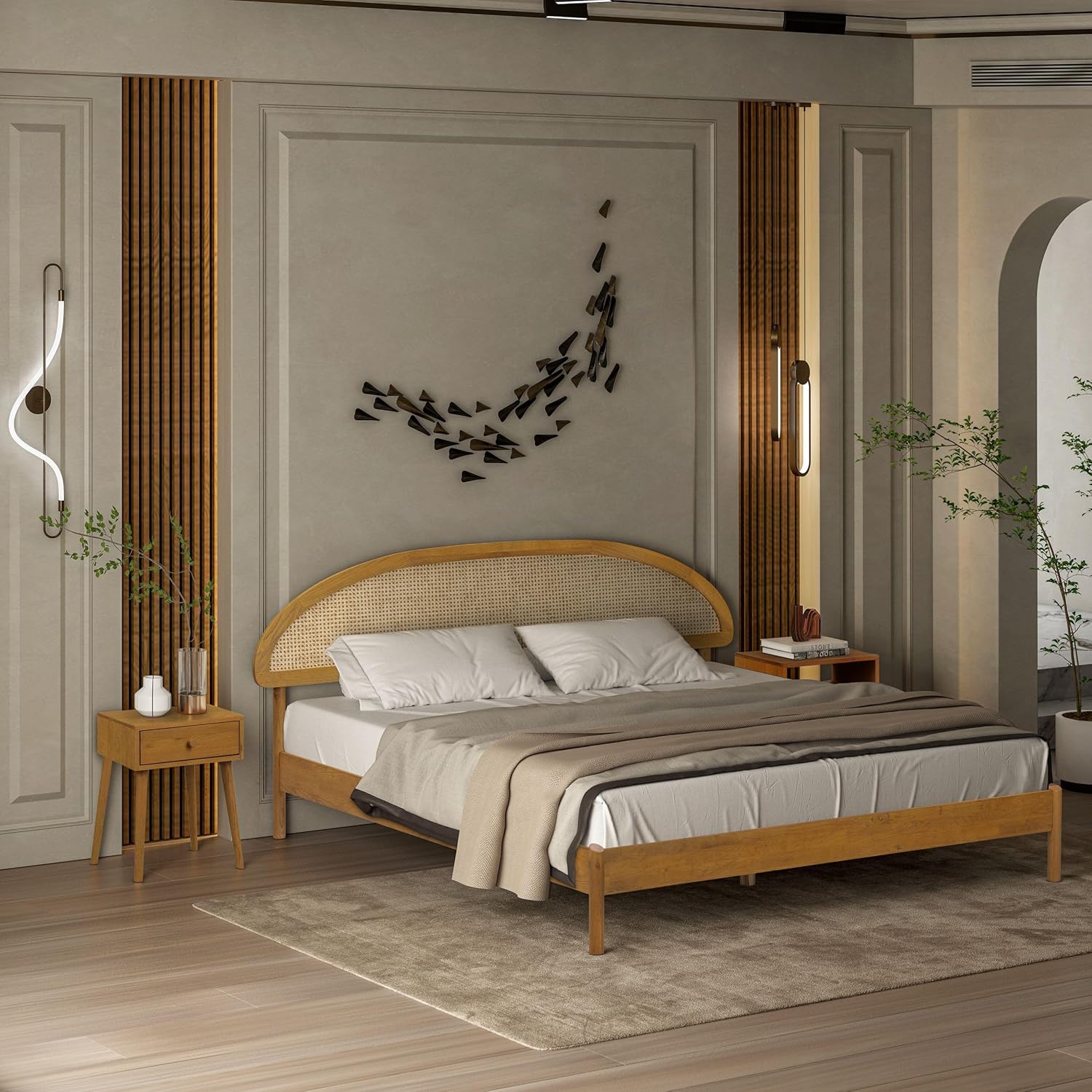 The Gideon Wooden Bed Frame
