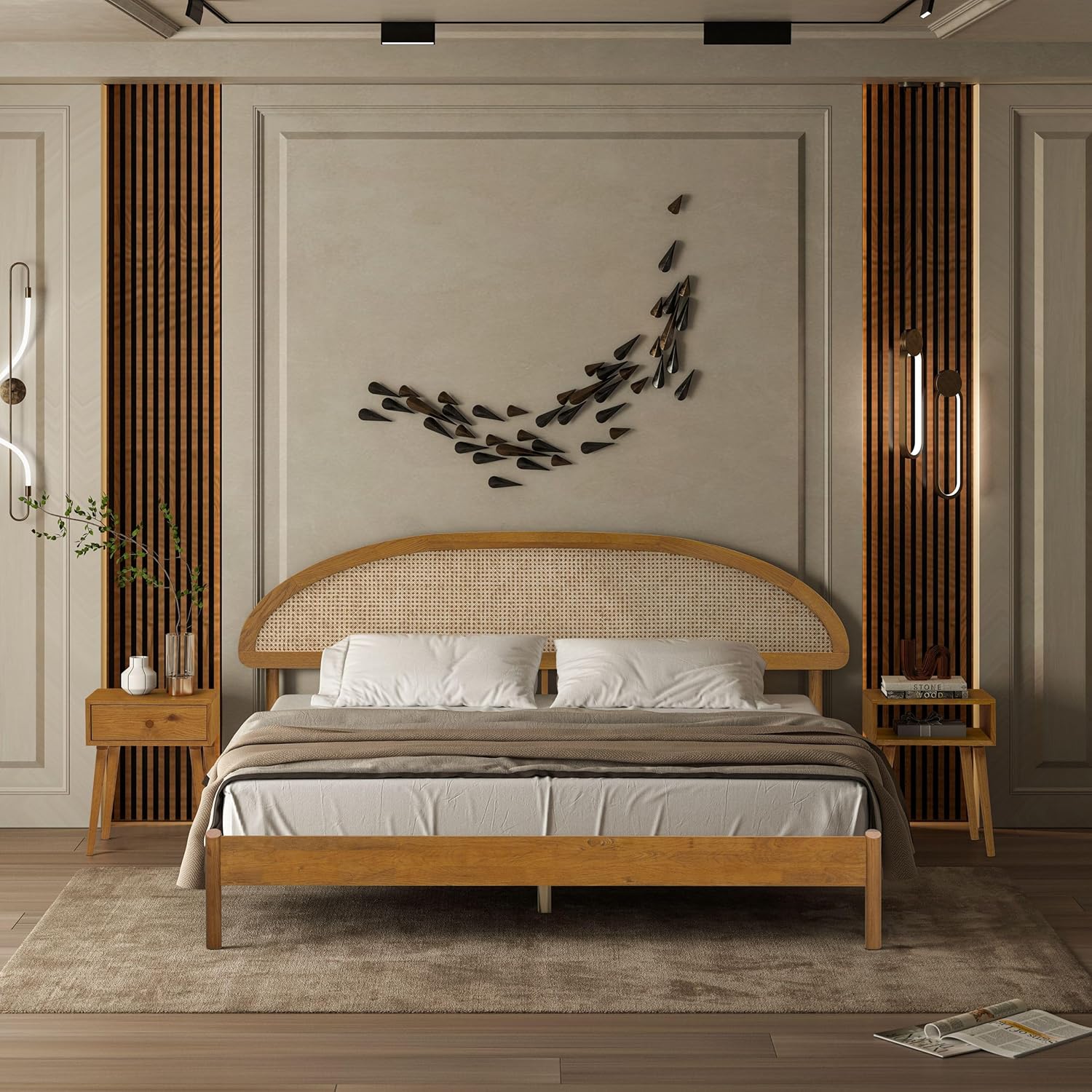 The Gideon Wooden Bed Frame