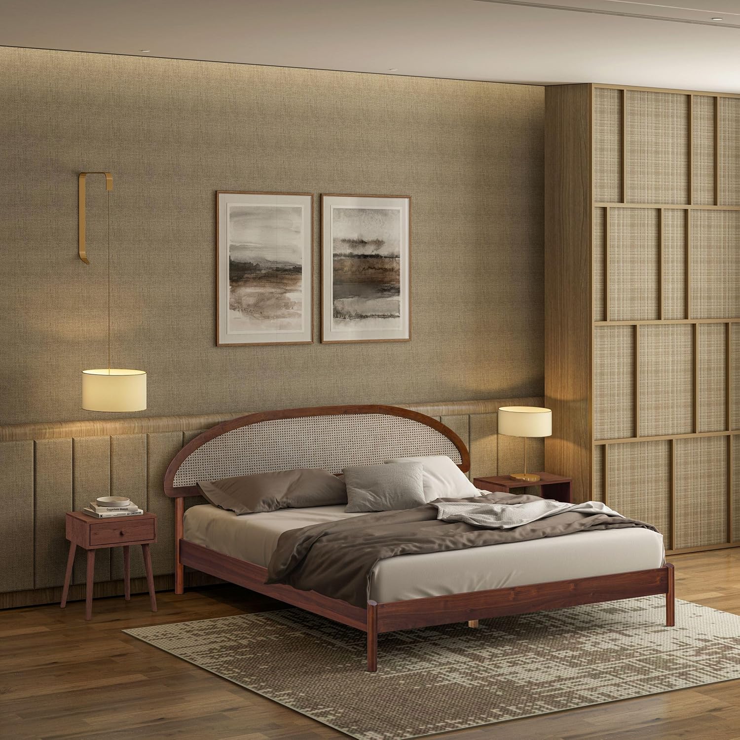 The Gideon Wooden Bed Frame