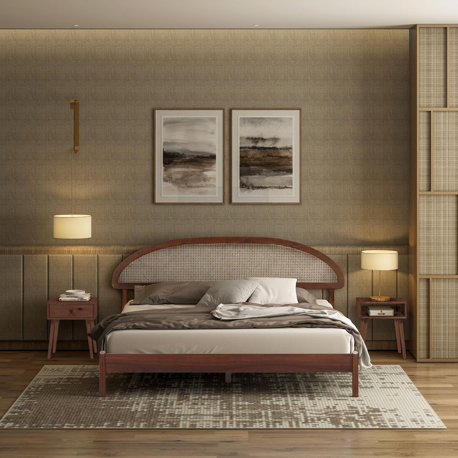 The Gideon Wooden Bed Frame