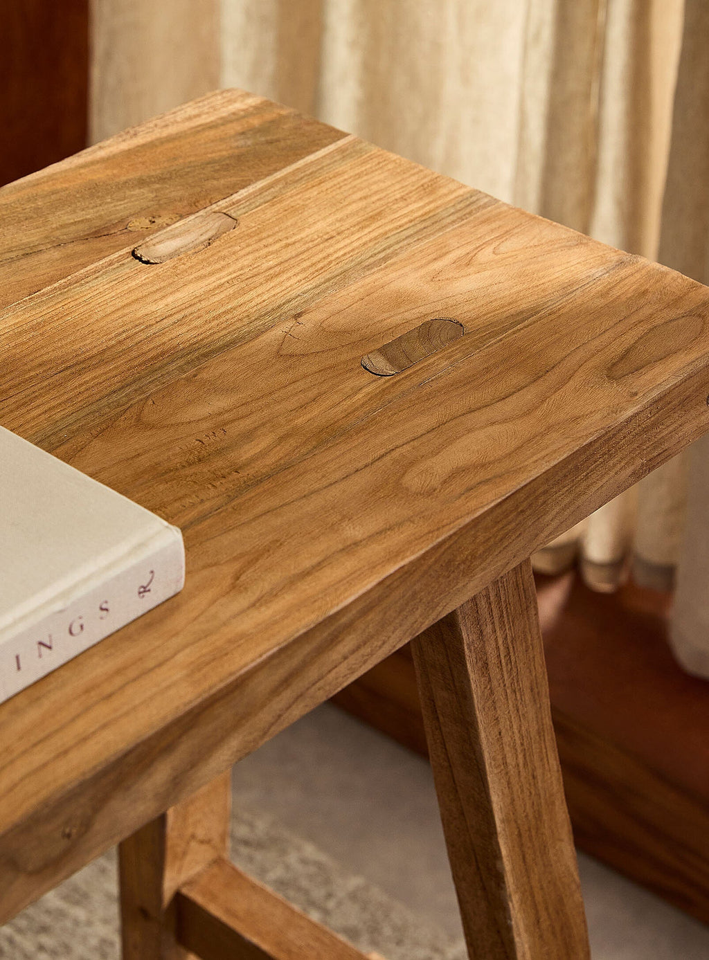 ARTISAN console in recycled teak - 90cm