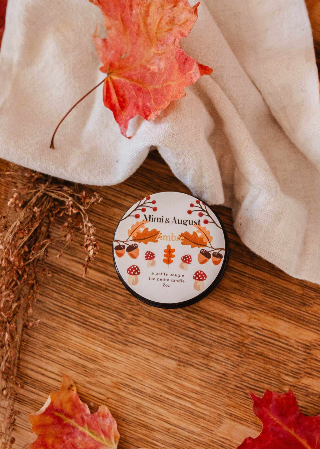The Ambre Reusable Soy Candle