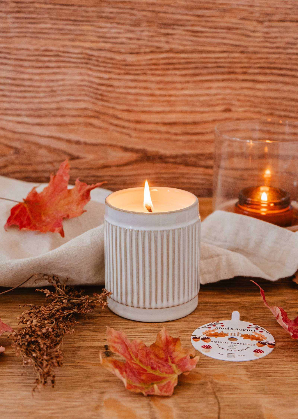 The Ambre Reusable Soy Candle