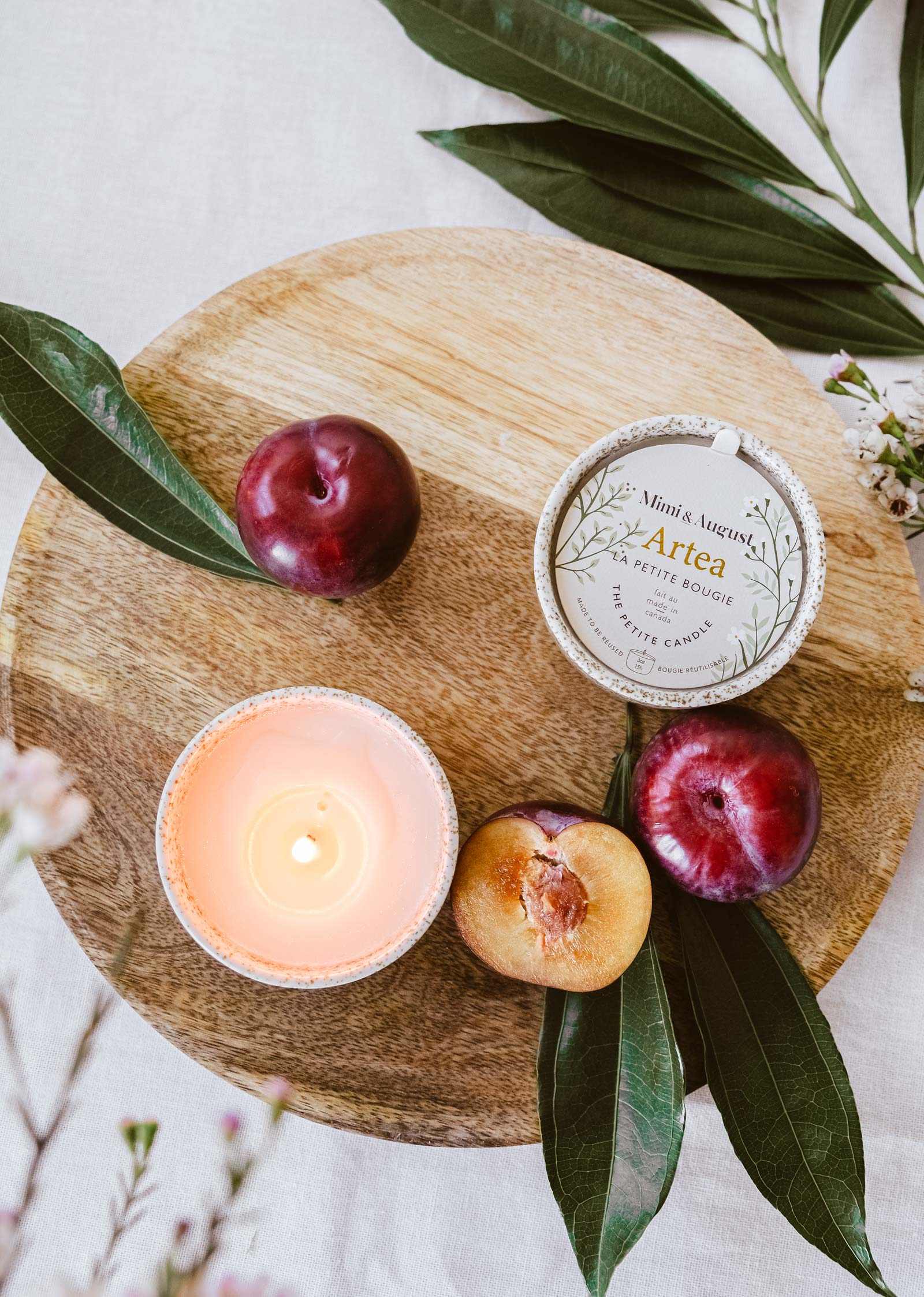 The Artea Reusable Soy Candle