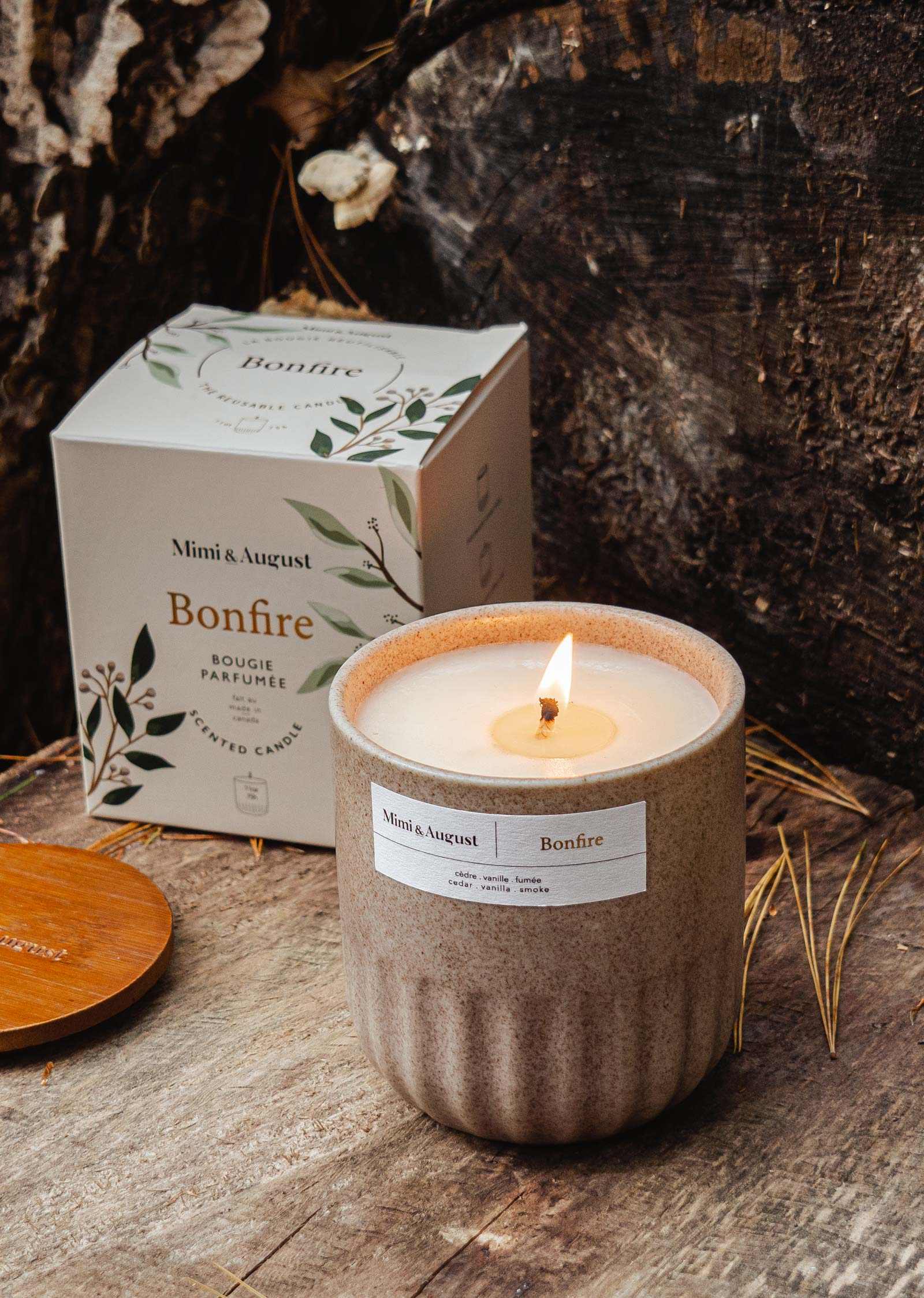 The Bonfire Reusable Soy Candle