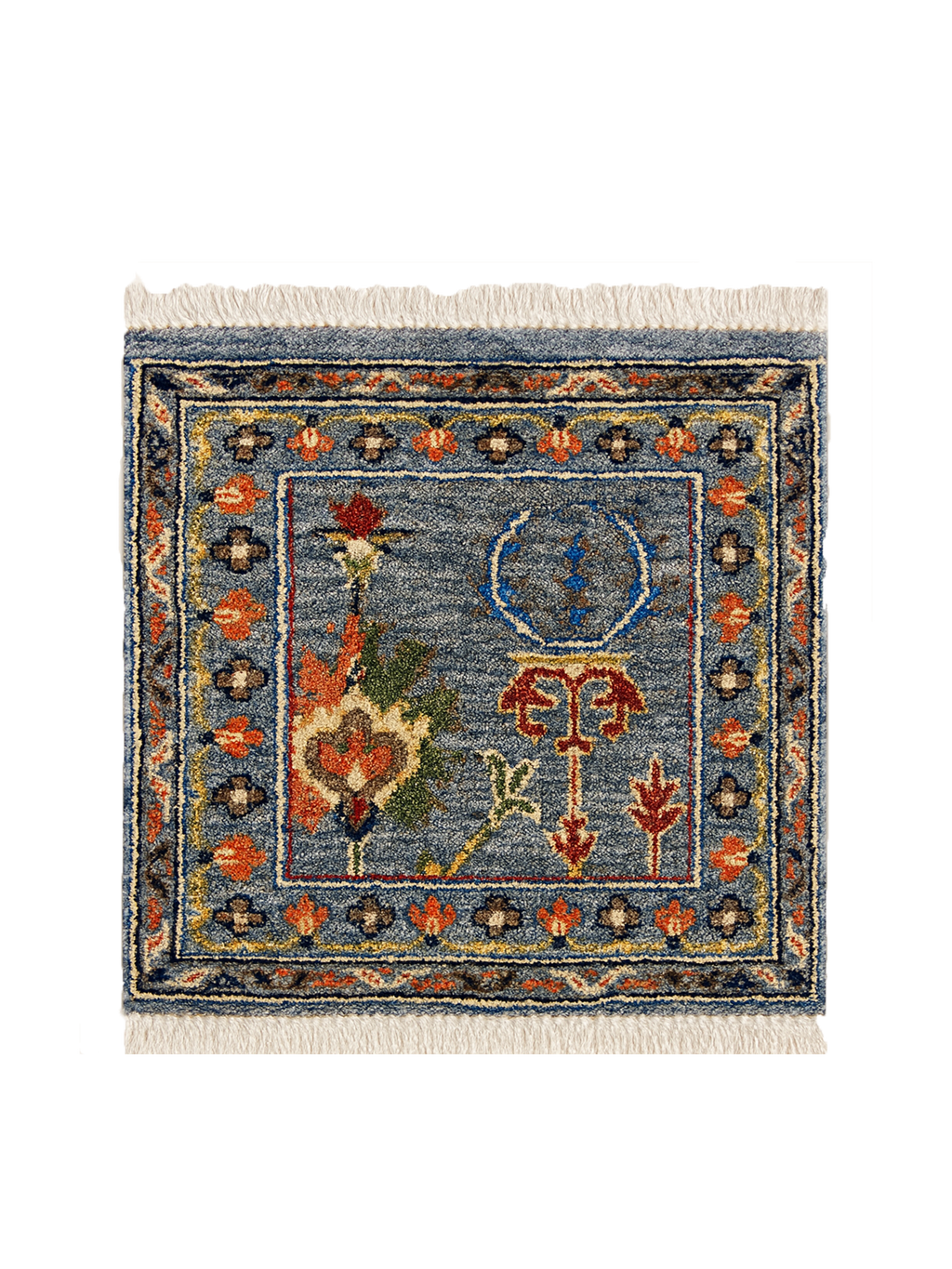 Cove Hand Knotted Rug Sample - 30 x 30 cm