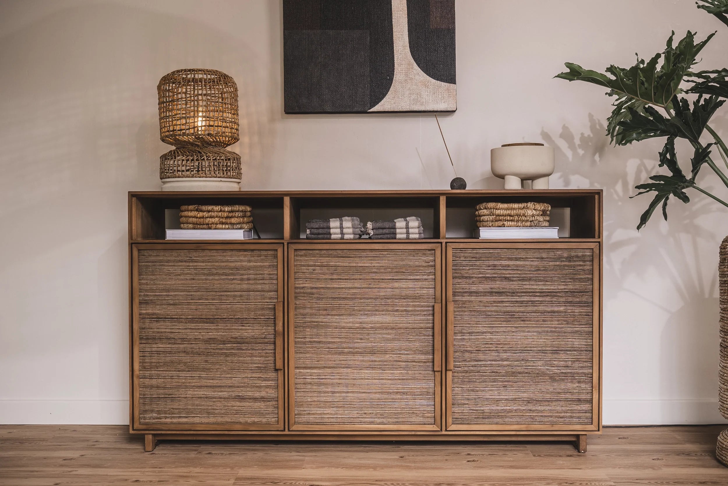 Hopper 3-Door Tall Chest of Drawers